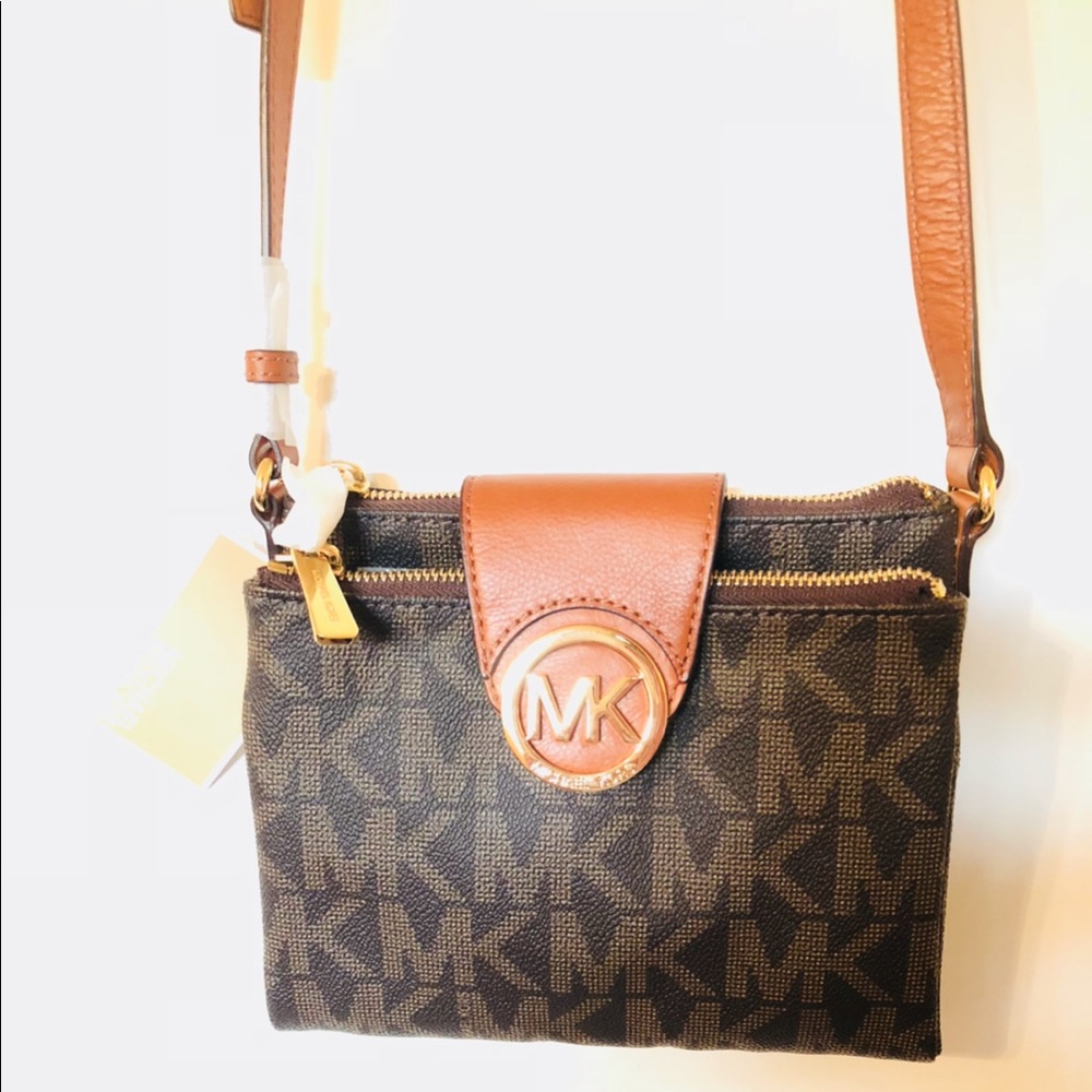 Michale Kors Brown Felton Crossybody